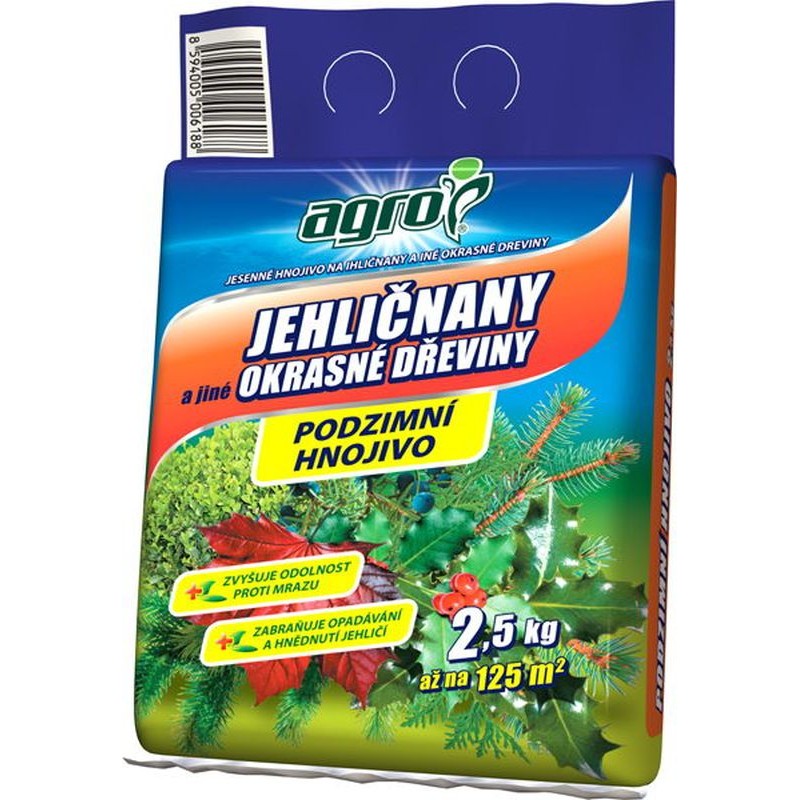 AGRO Podzimn hnojivo pro jehlinany 2,5 kg