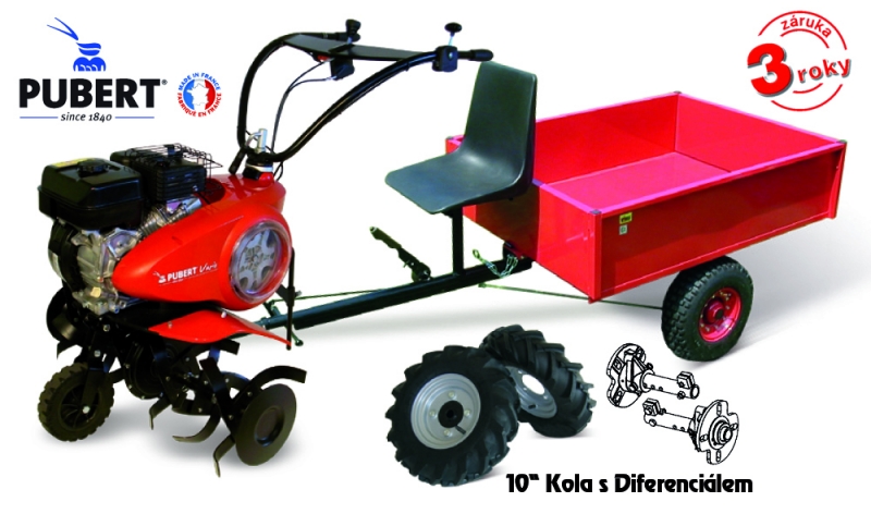 AKN SET PUBERT VARIO 65B C3 + kola s diferencilem 10" s vozkem VARES HV 220L