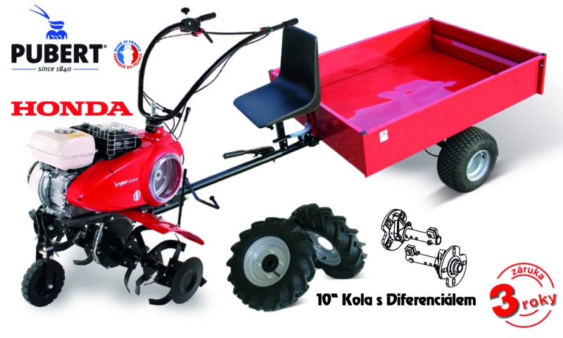 AKN SET QUATRO JUNIOR 60H + kola s diferencilem 10" s vozkem VARES IT 500 - mechanick samosklpn