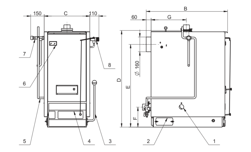 Kotel SLOKOV VARIANT SL 23D 8
