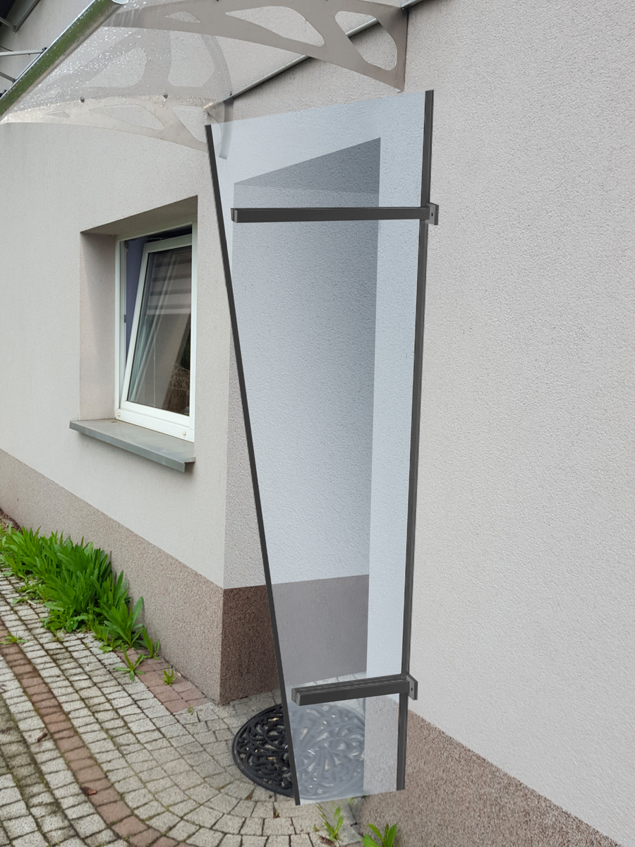 bon stna LANITPLAST UNI antracit / PLEXI