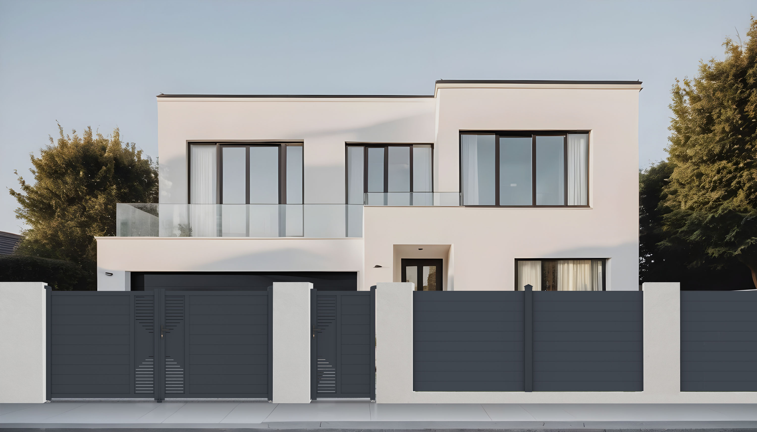 Brna G21 Marion 350x173 cm dvoukdl, antracitov 1