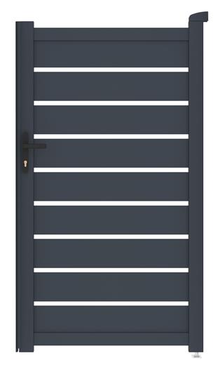 Branka G21 Reno 100x176 cm prav, antracitov