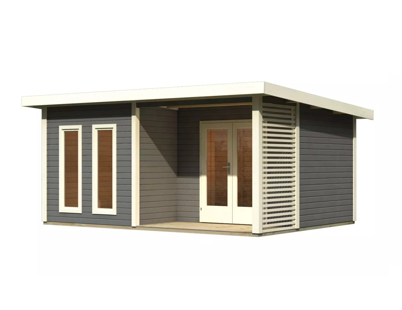 devn domek KARIBU RADEBURG 5 (33126) terragrau