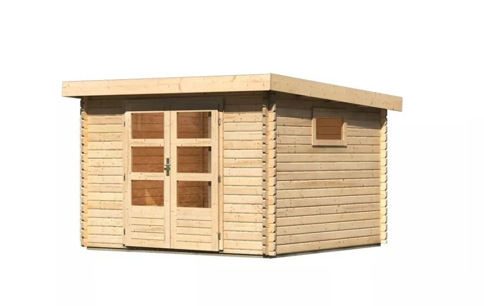 devn domek KARIBU TRITTAU 3 (9295) natur