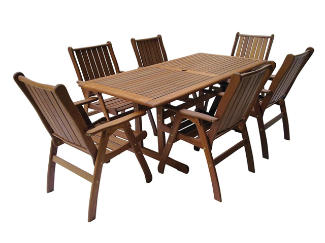Stolov sestava MERANTI VICTORIA SET + DREK