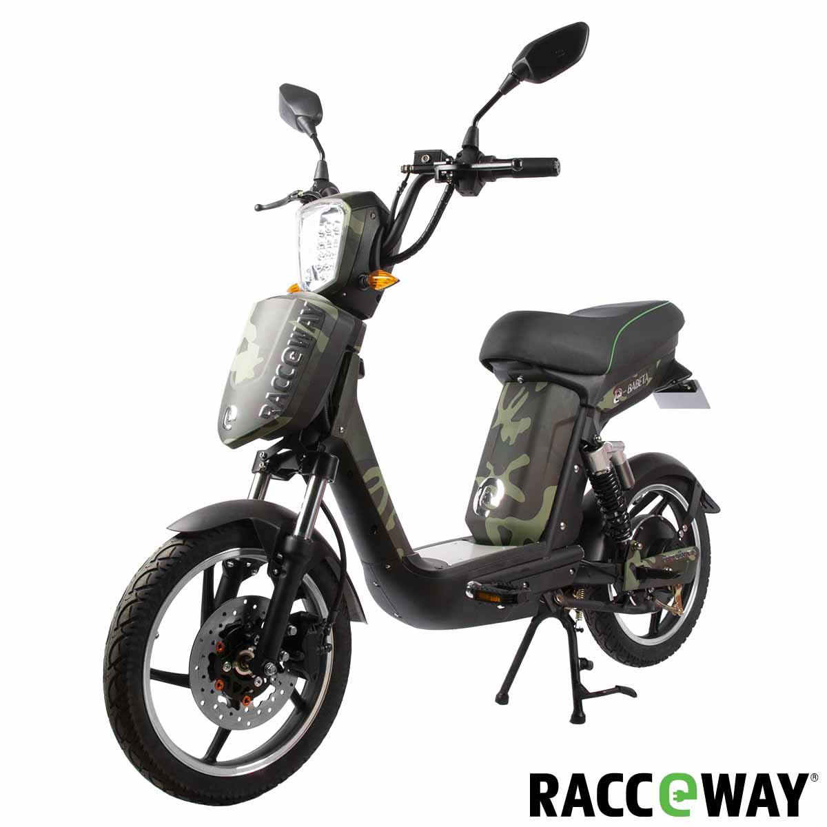 Elektrosktr RACCEWAY E-BABETA, mask zelen