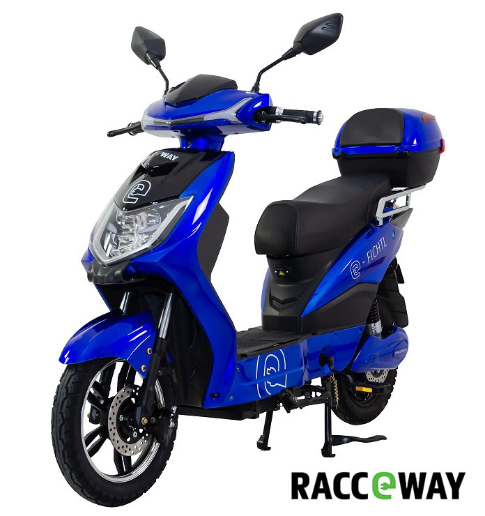 Elektrosktr RACCEWAY E-FICHTL, modr-leskl s bateri 20Ah