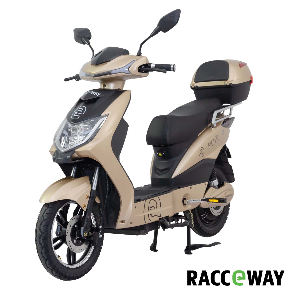 Elektrosktr RACCEWAY E-FICHTL, sv.zlat-matn s bateri 20Ah
