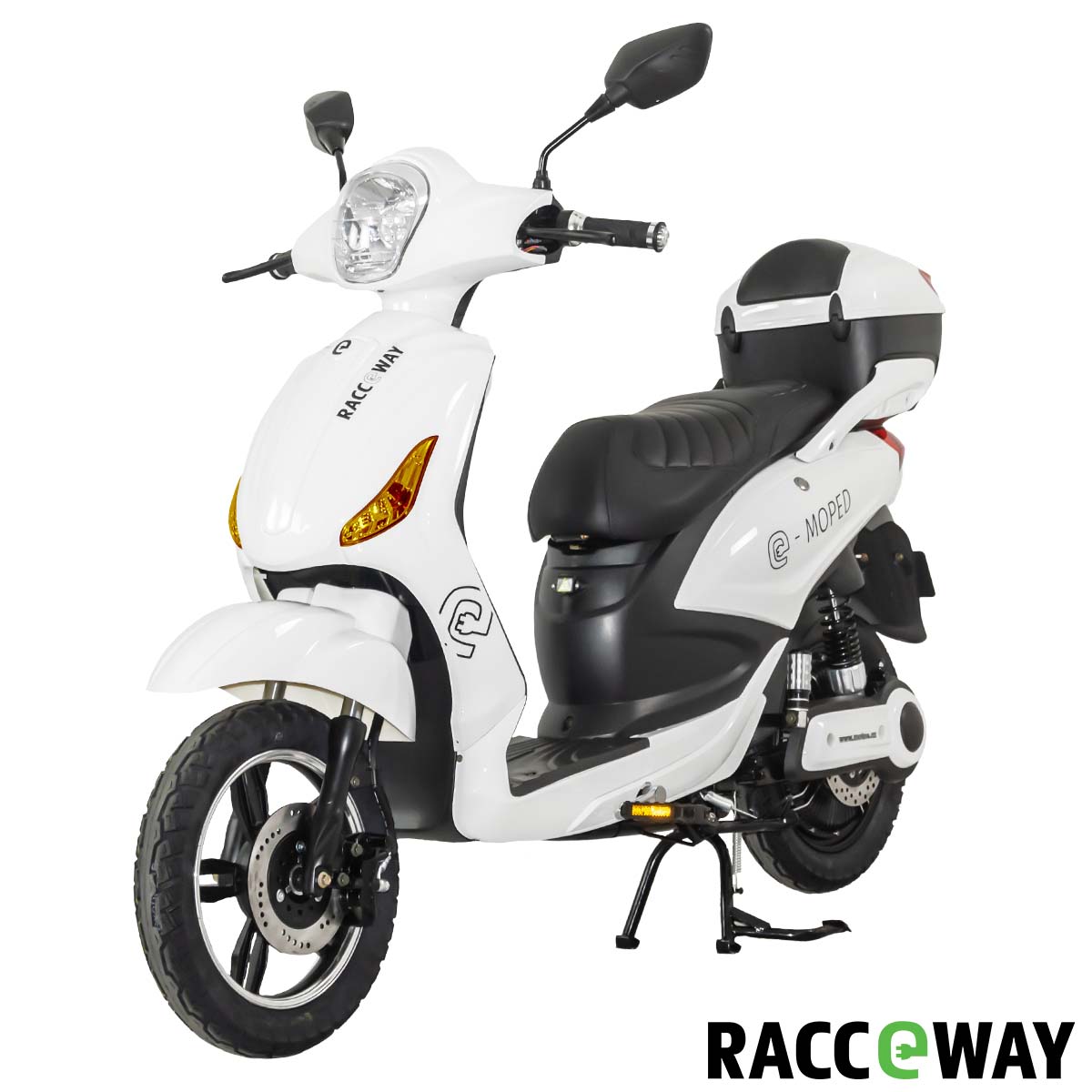 Elektrosktr RACCEWAY E-MOPED, bl-leskl s bateri 12Ah