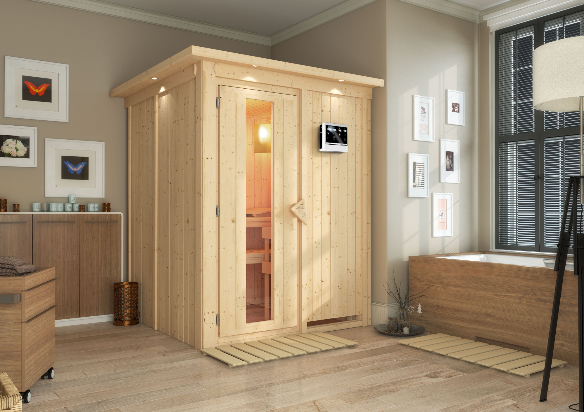 finsk sauna KARIBU NORIN (75588)