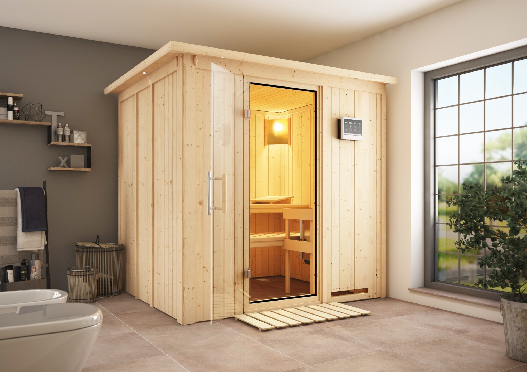 finsk sauna KARIBU SODIN (75698)