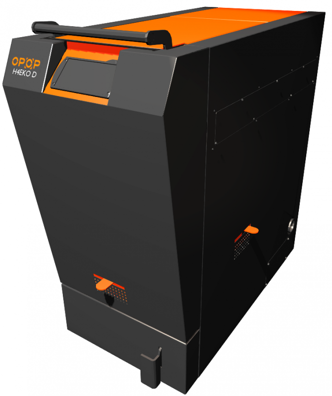 H416EKO-D - ocelov kotel na tuh paliva 16 kW