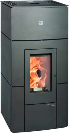 HAAS+SOHN HSP 6 RUEDA PGI peletov kamna - antracit, ern lita