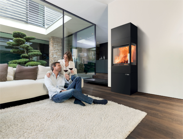 HAAS+SOHN SALZBURG EASY krbov kamna - ern, uzavrateln box na devo 1