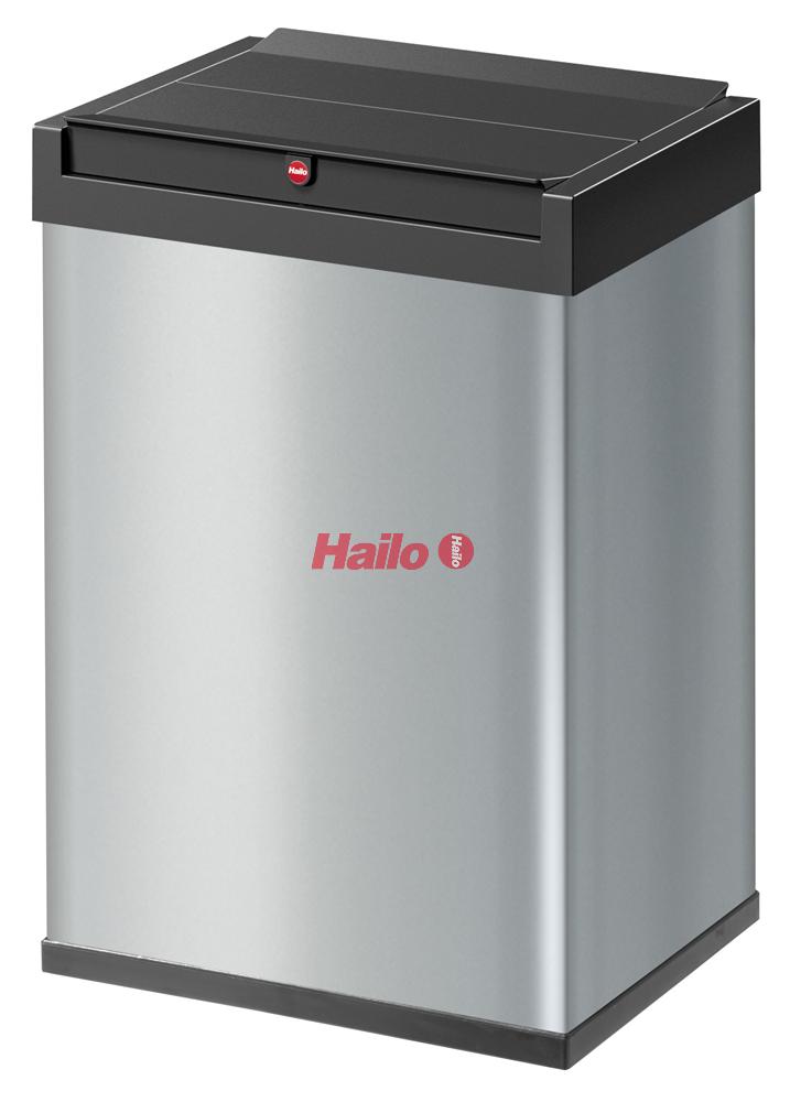Hailo Big-Box Swing L stbrn - velkoobjemov odpadkov ko