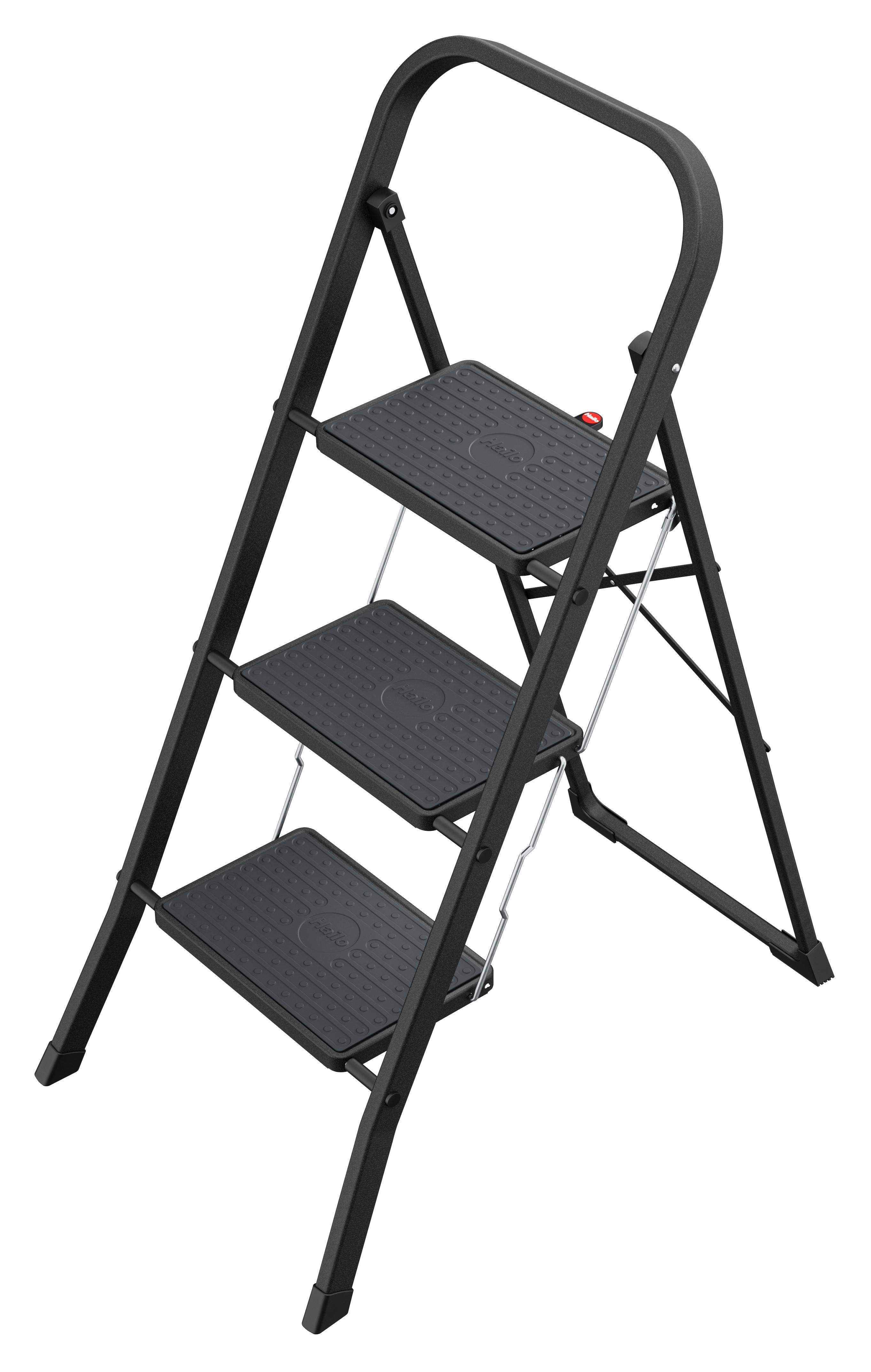 HAILO K44 StandardLine - ocelov schdky ern, 3-stupov