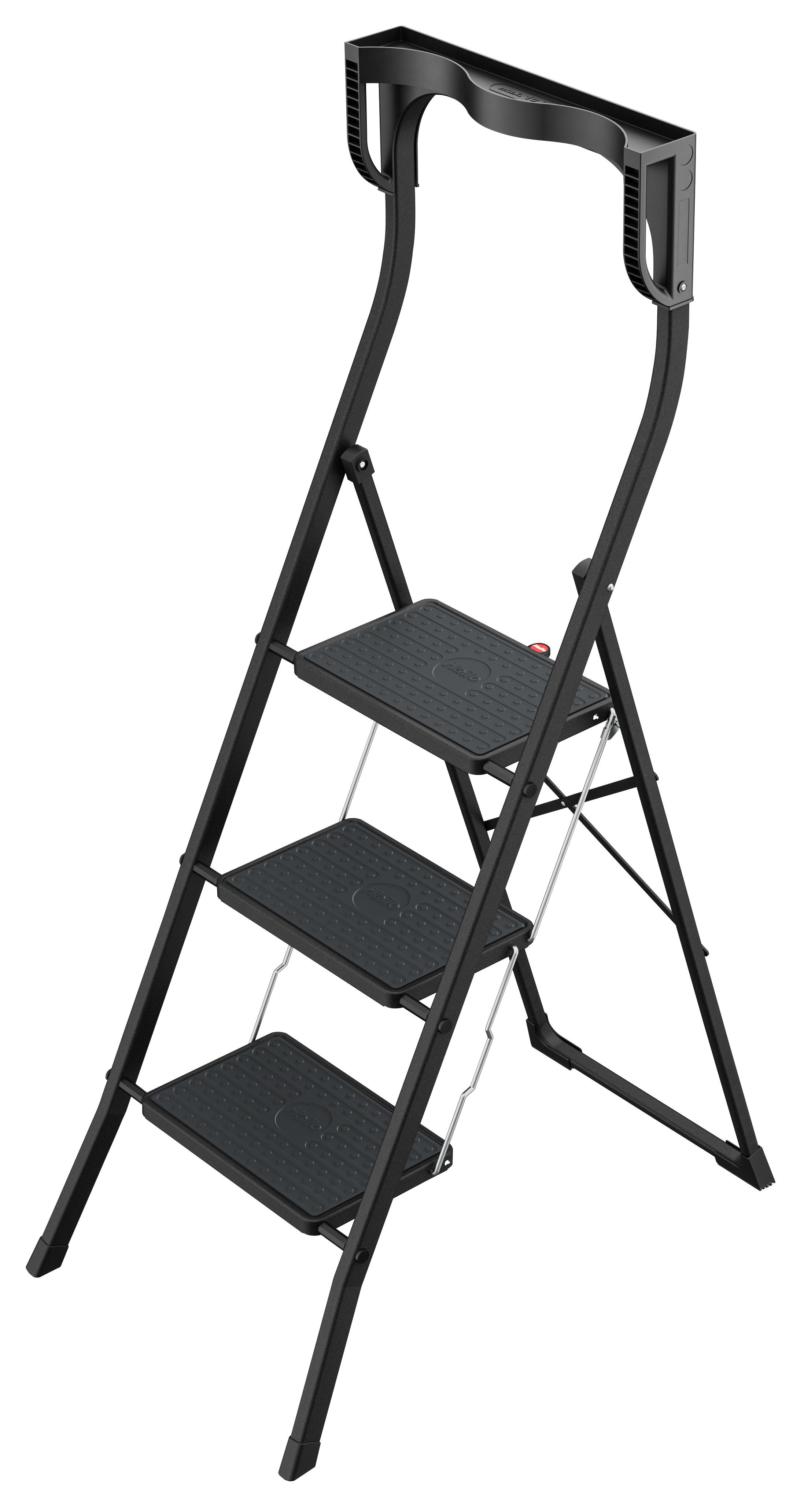 HAILO K77 ComfortLine - ocelov schdky ern, 3-stupov