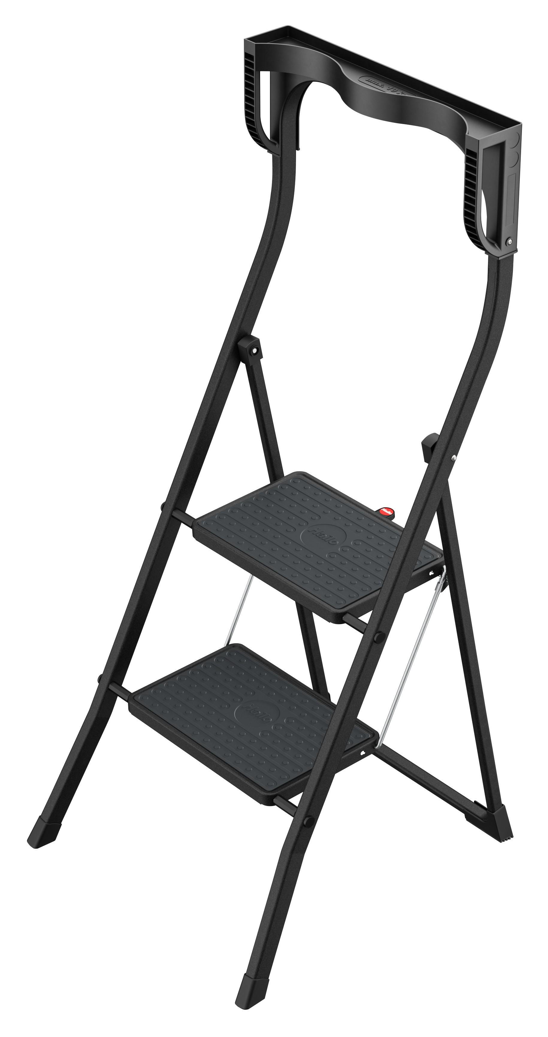 HAILO K77 ComfortLine - ocelov schdky ern, 2-stupov