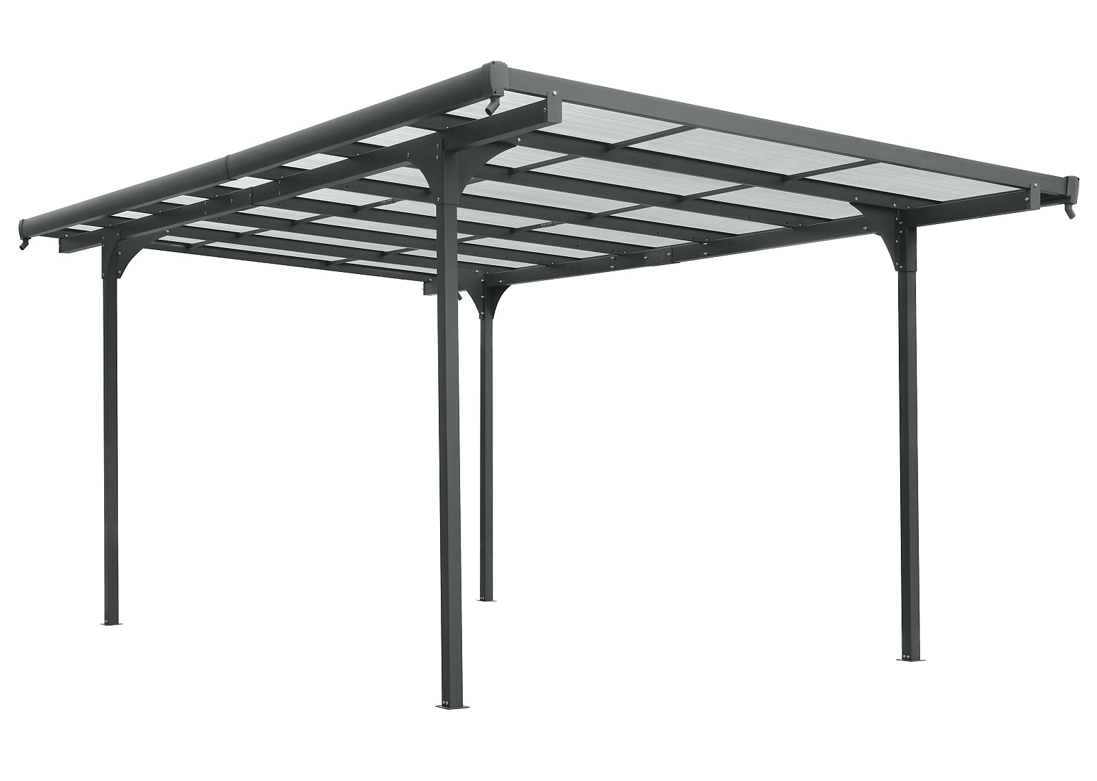 hlinkov pergola LANITPLAST ALU 53 antracit + bronz PC