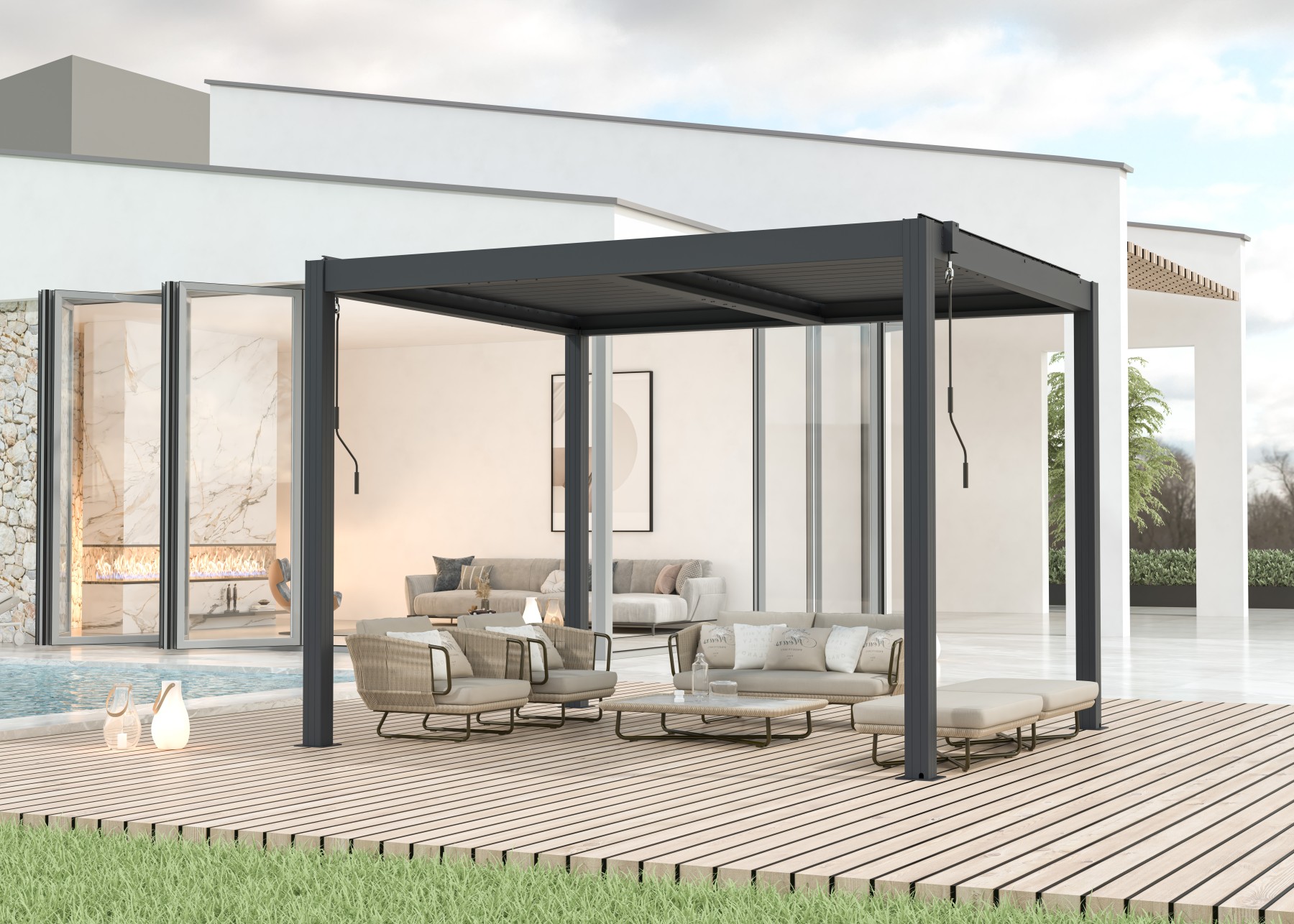 hlinkov pergola LANITPLAST BIOCLIMATIC 32 BASIC