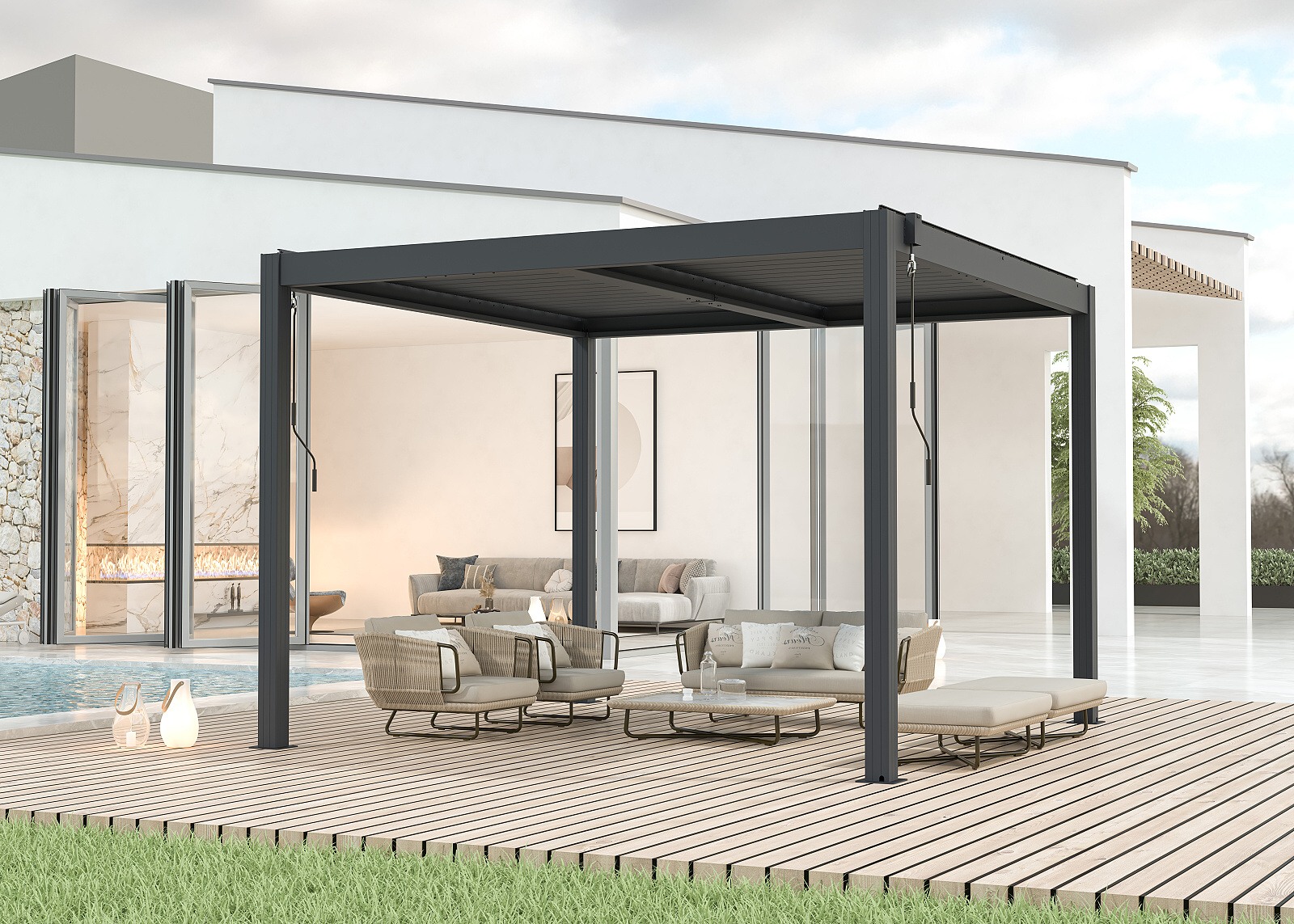 hlinkov pergola LANITPLAST BIOCLIMATIC 33 BASIC