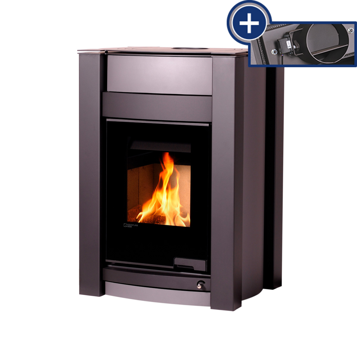 Krbov kamna AQUAFLAM VARIO  KALMAR 11/5kW ed, elektronick regulace