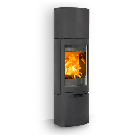 Jotul F 368V2 ADVANCE HIGH TOP litinov kamna s akumulanm nstavcem - ern lak