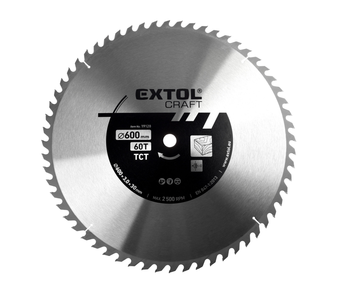 kotou pilov s SK pltky, O 600x3,8x30mm, 60T