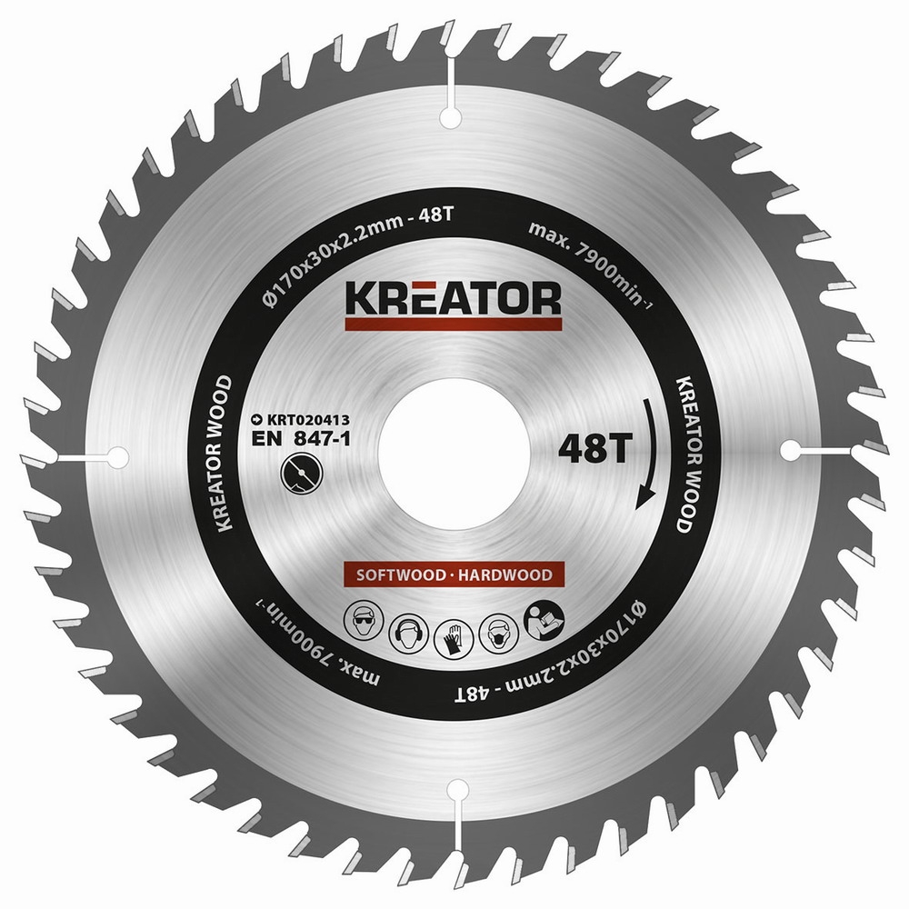 KRT020413 - Pilov kotou na devo 170mm, 48T