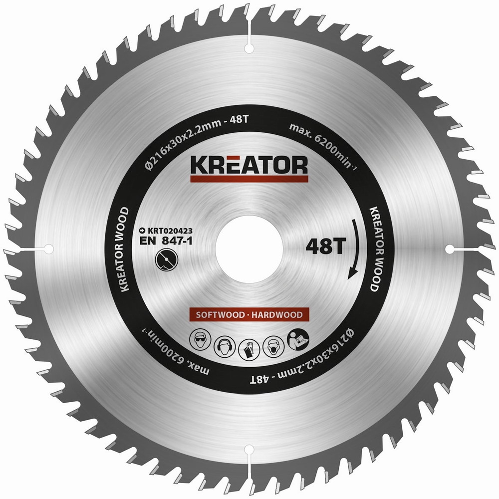 KRT020423 - Pilov kotou na devo 216mm, 48T