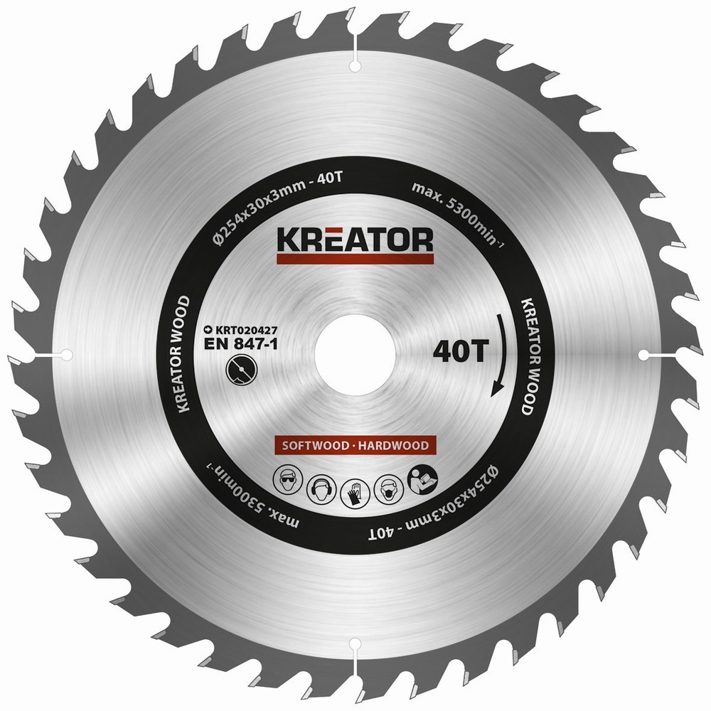 KRT020427 - Pilov kotou na devo 254mm 40T