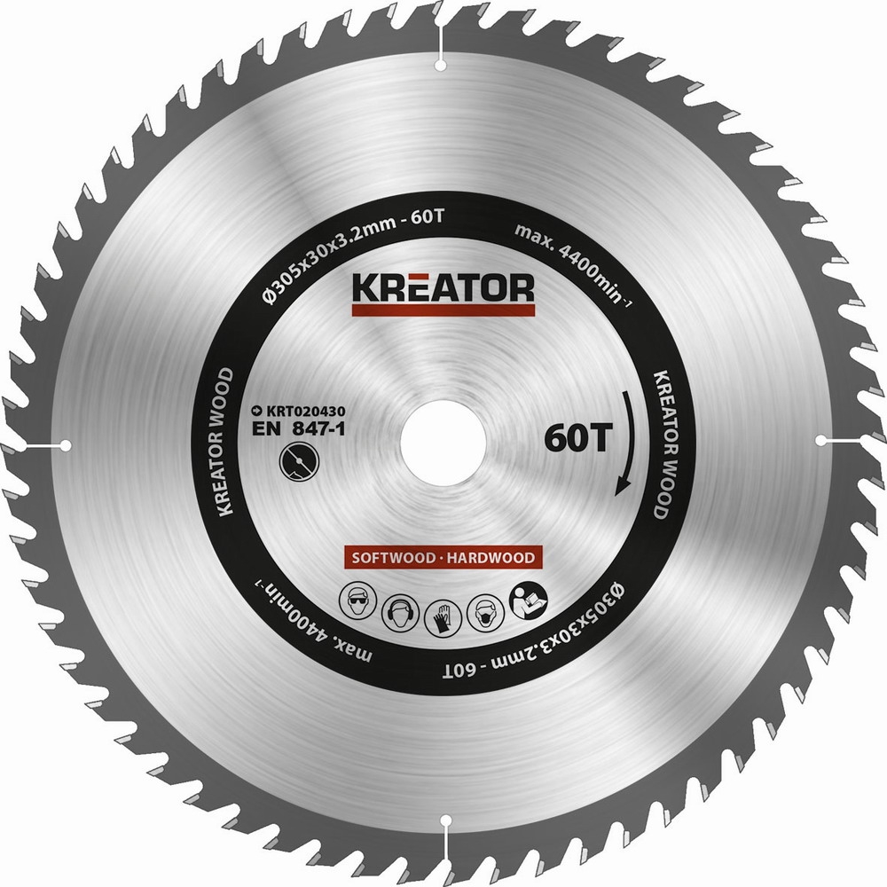KRT020430 - Pilov kotou na devo 305mm, 60T