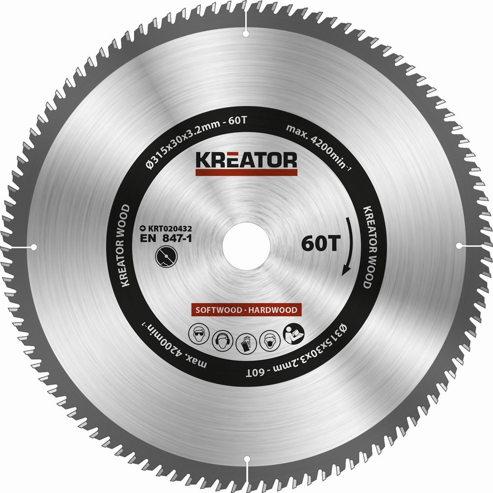 KRT020432 - Pilov kotou na devo 315mm, 60T