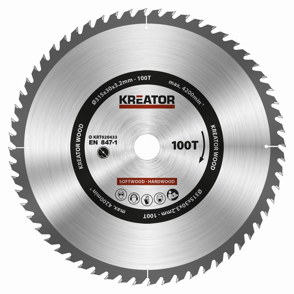 KRT020433 - Pilov kotou na devo 315mm, 100T