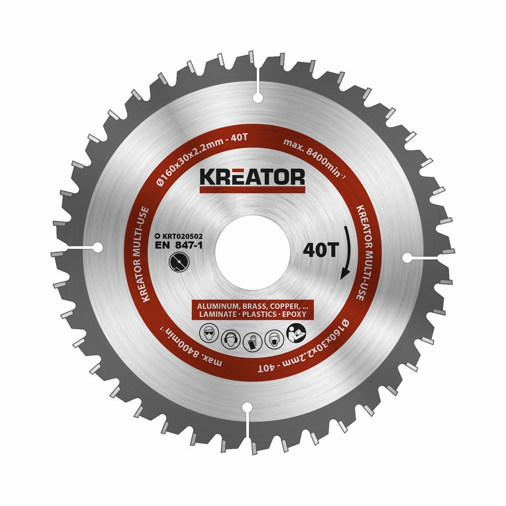 KRT020502 - Pilov kotou univerzln 160mm, 40T