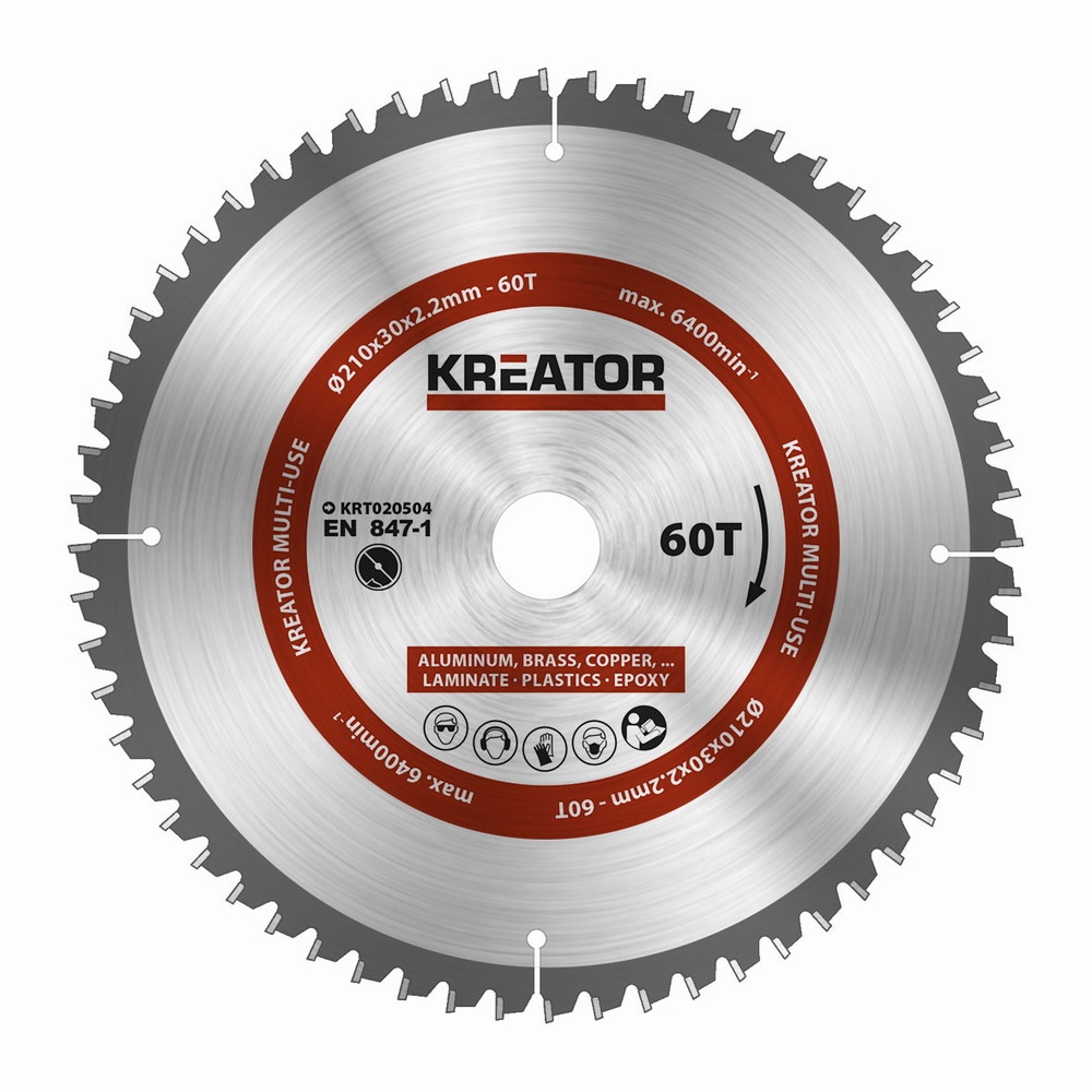 KRT020504 - Pilov kotou univerzln 210mm, 60T