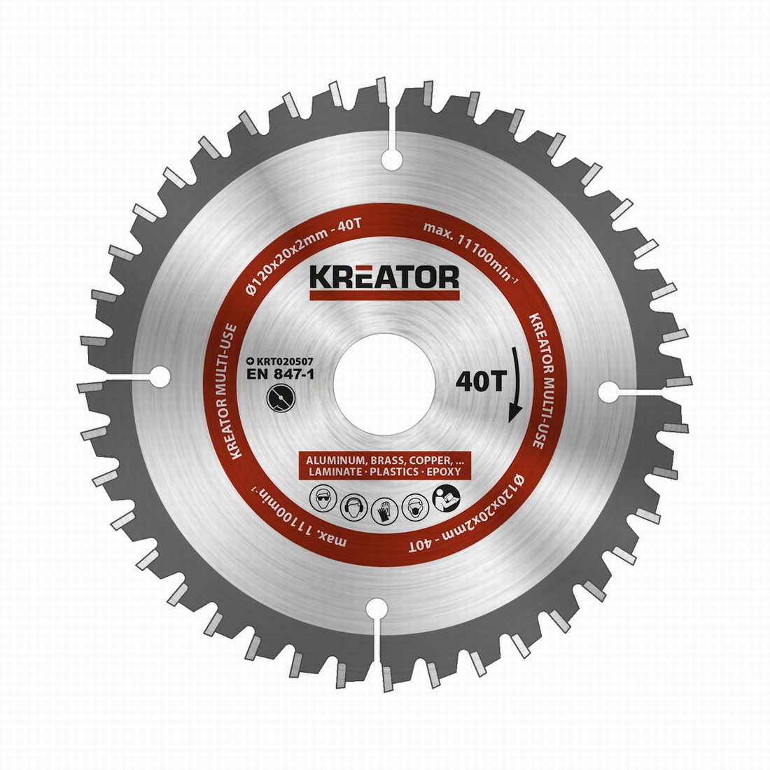 KRT020507 - Pilov kotou univerzln 120mm, 40T