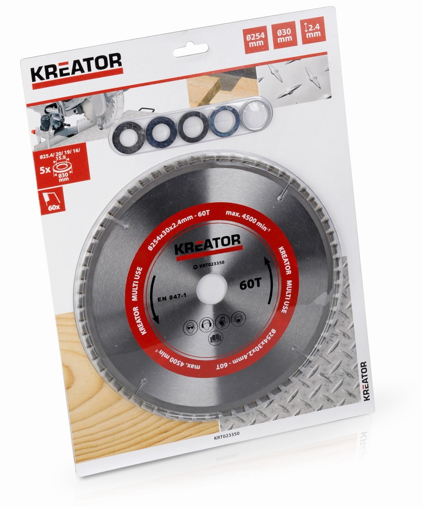 KRT023350 - Pilov kotou univerzln 254 mm, 60 Z