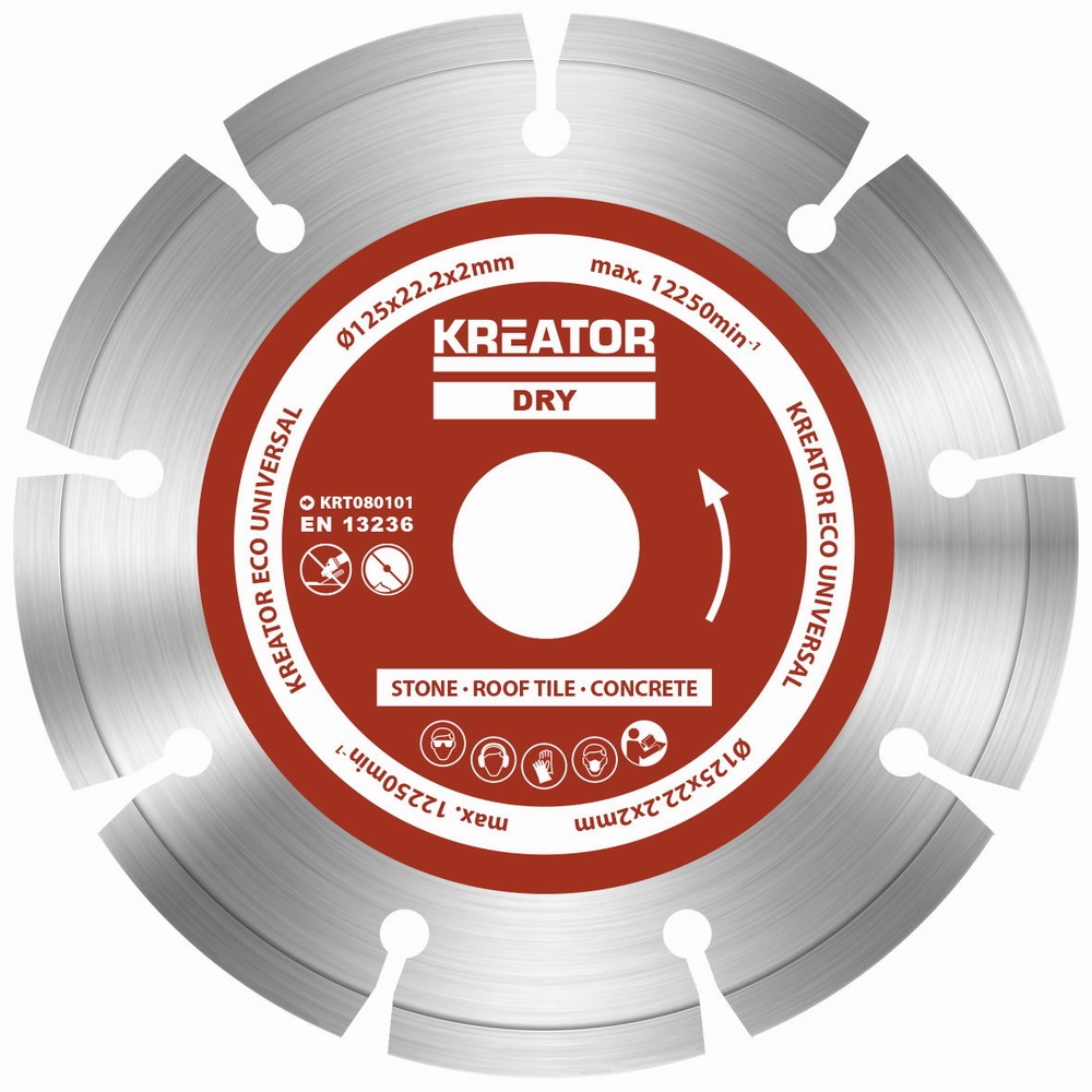 KRT080101 - Diamantov kotou segmentov 125mm UNIVERZAL 3ks sada
