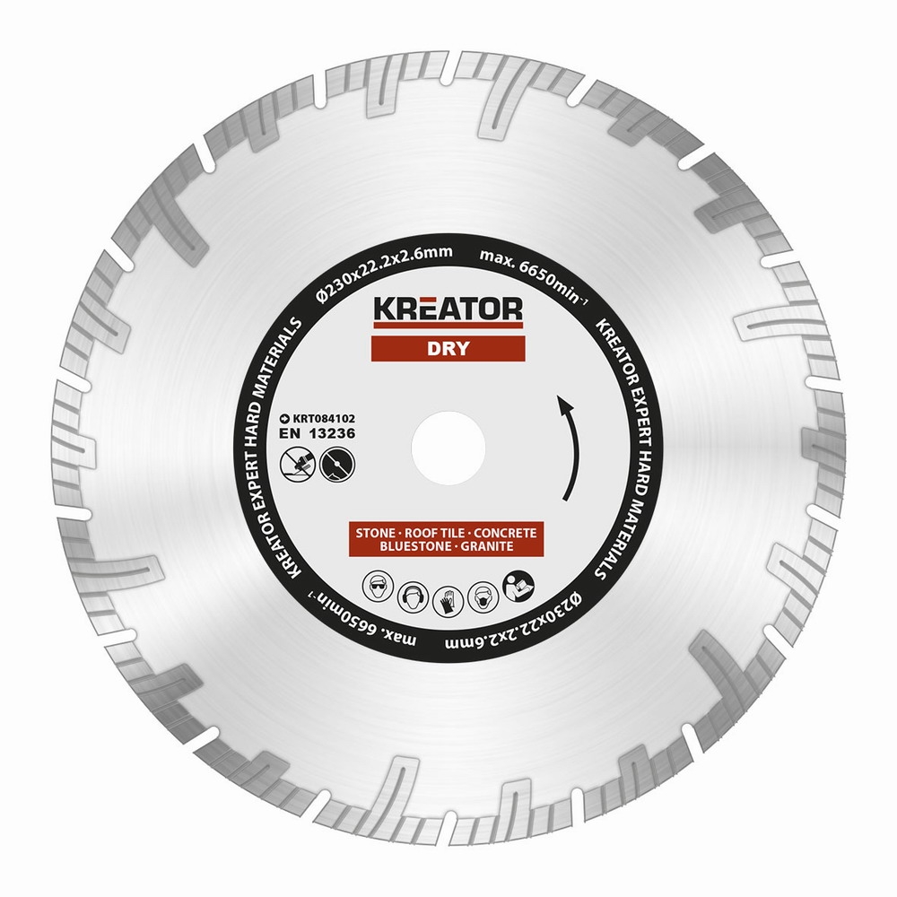 KRT084102 - Diamantov kotou segmentov 230mm EXPERT