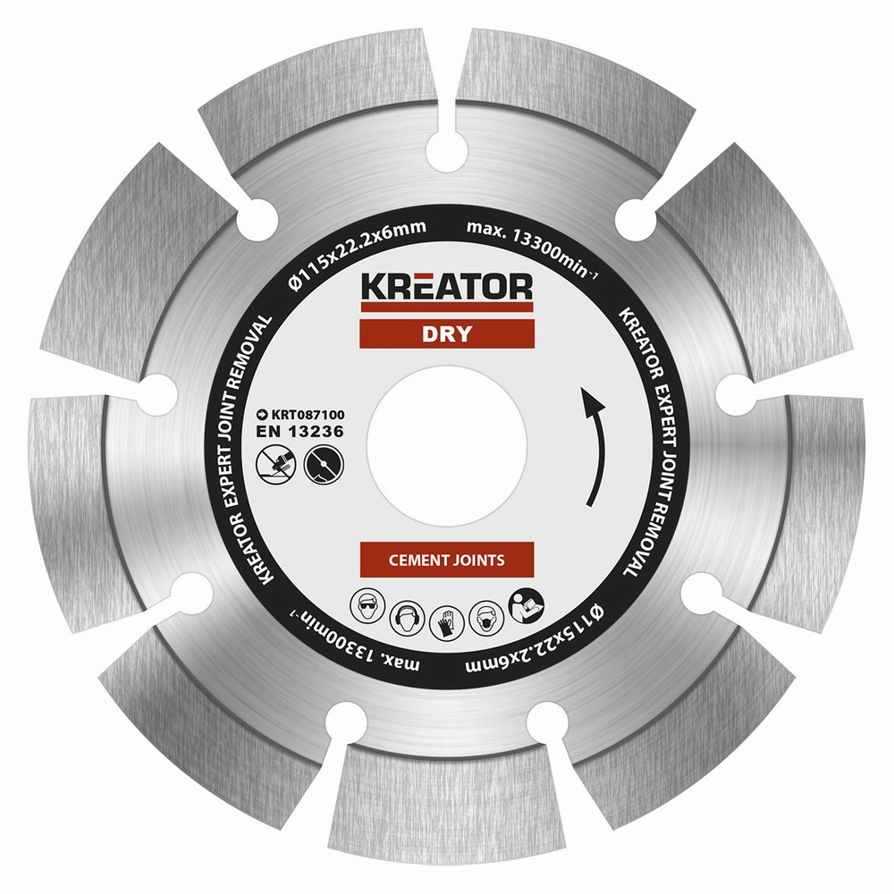 KRT087100 - Diamantov kotou brusn 115mm EXPERT 6mm SEGMENT