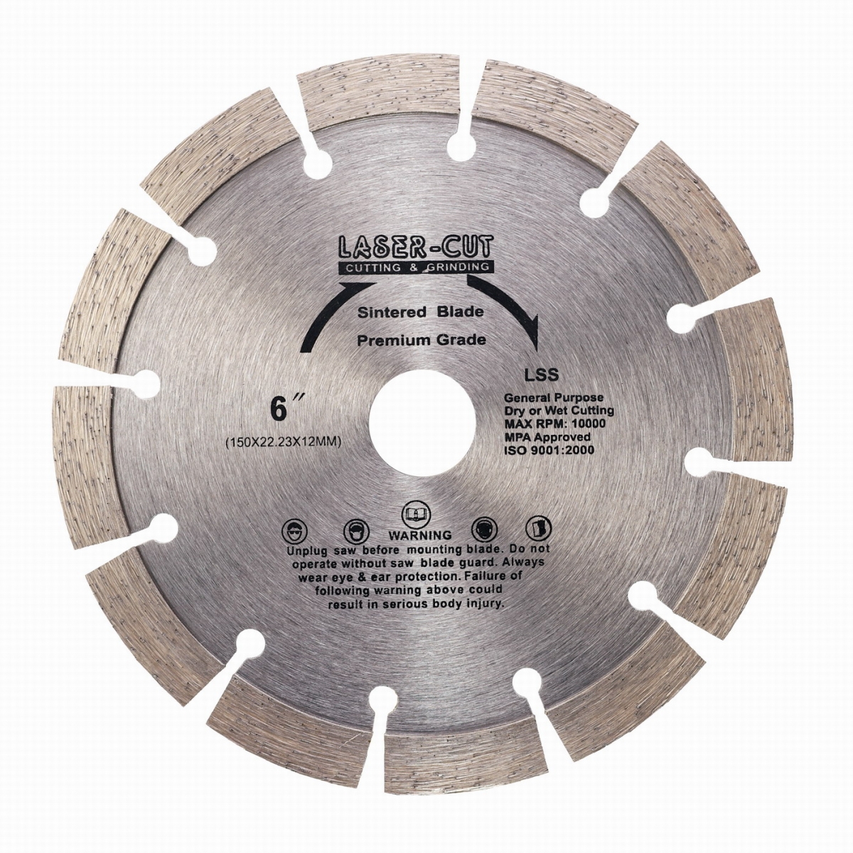 L00108 - Diamantov kotou segmentov 150 x 22,23 x 12mm LSS