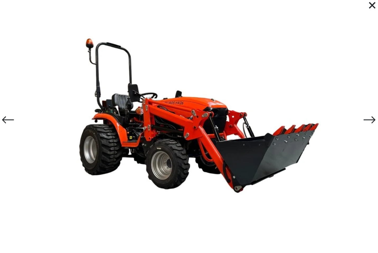 Malotraktor Tauros HX26z 4x4 s elnm nakladaem