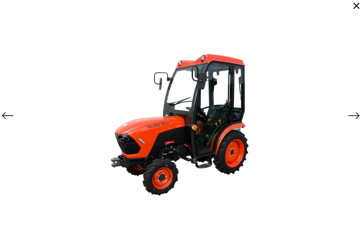 Malotraktor Tauros HX26z 4x4 s kabinou 2