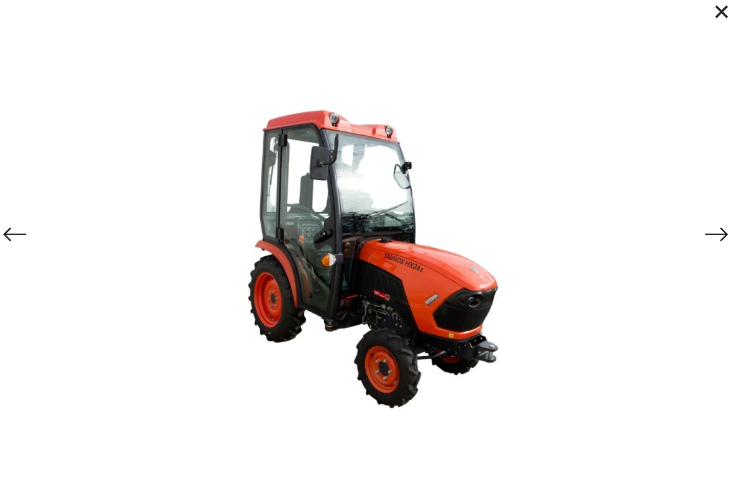 Malotraktor Tauros HX26z 4x4 s kabinou 3