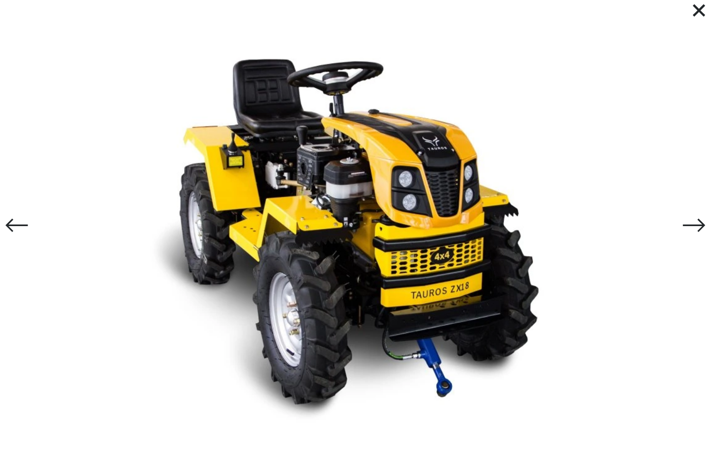 Malotraktor Tauros ZX18 4x4 benzn 1
