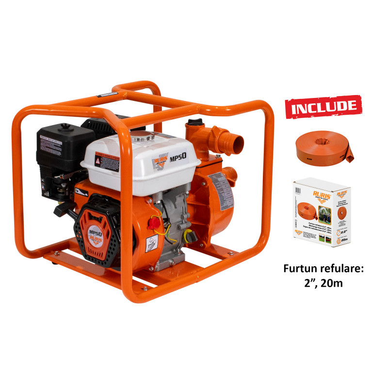 Motorov erpadlo RURIS MP 50FR + vtlan hadice ZDARMA