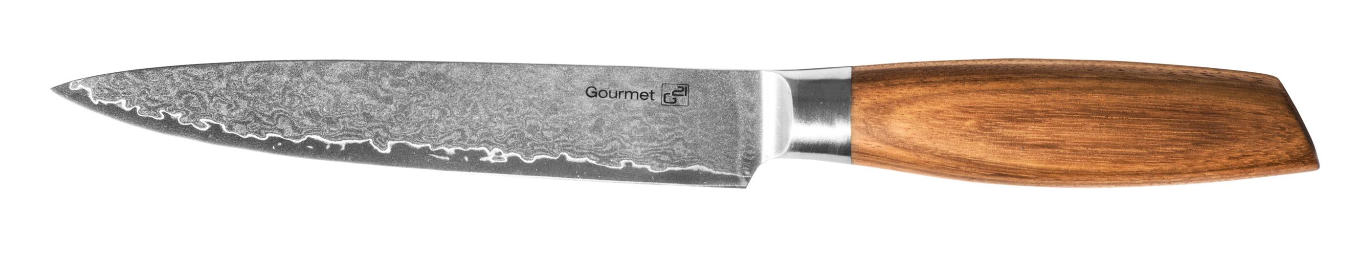 N G21 Gourmet Damascus 18 cm, rukoje zebrawood