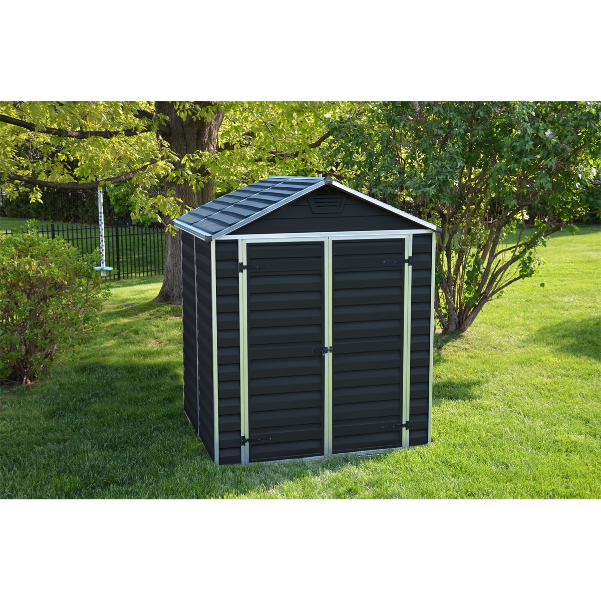 Palram Skylight 6x5 - antracit zahradn domek